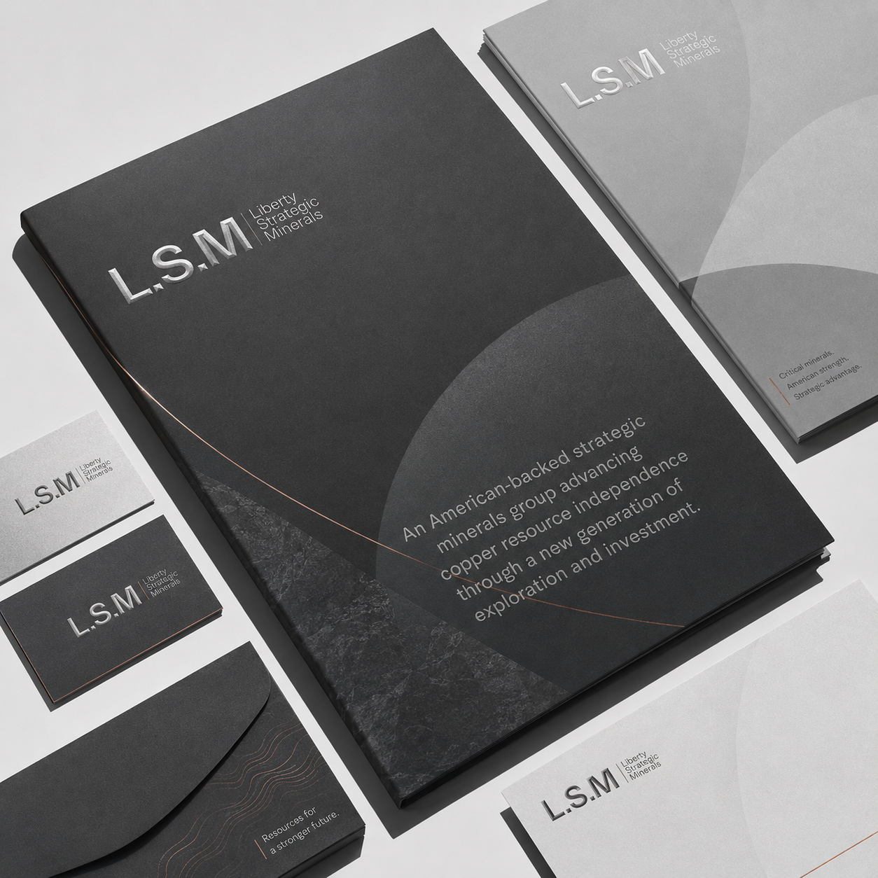 LSM Option 01 — Suggested Direction — Stationery Mock-up